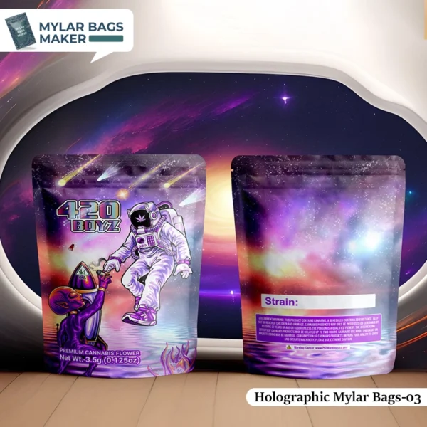 Custom Holographic mylar bags
