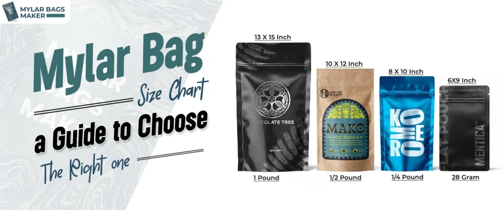 Mylar Bag Size Chart: A Guide to Choose the Right One