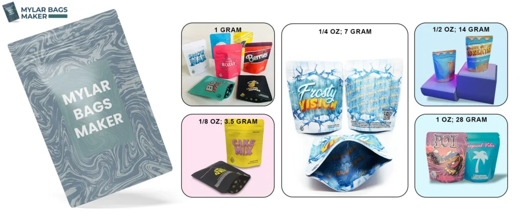 Mylar Bag Size Chart A Guide to Choose the Right One inner