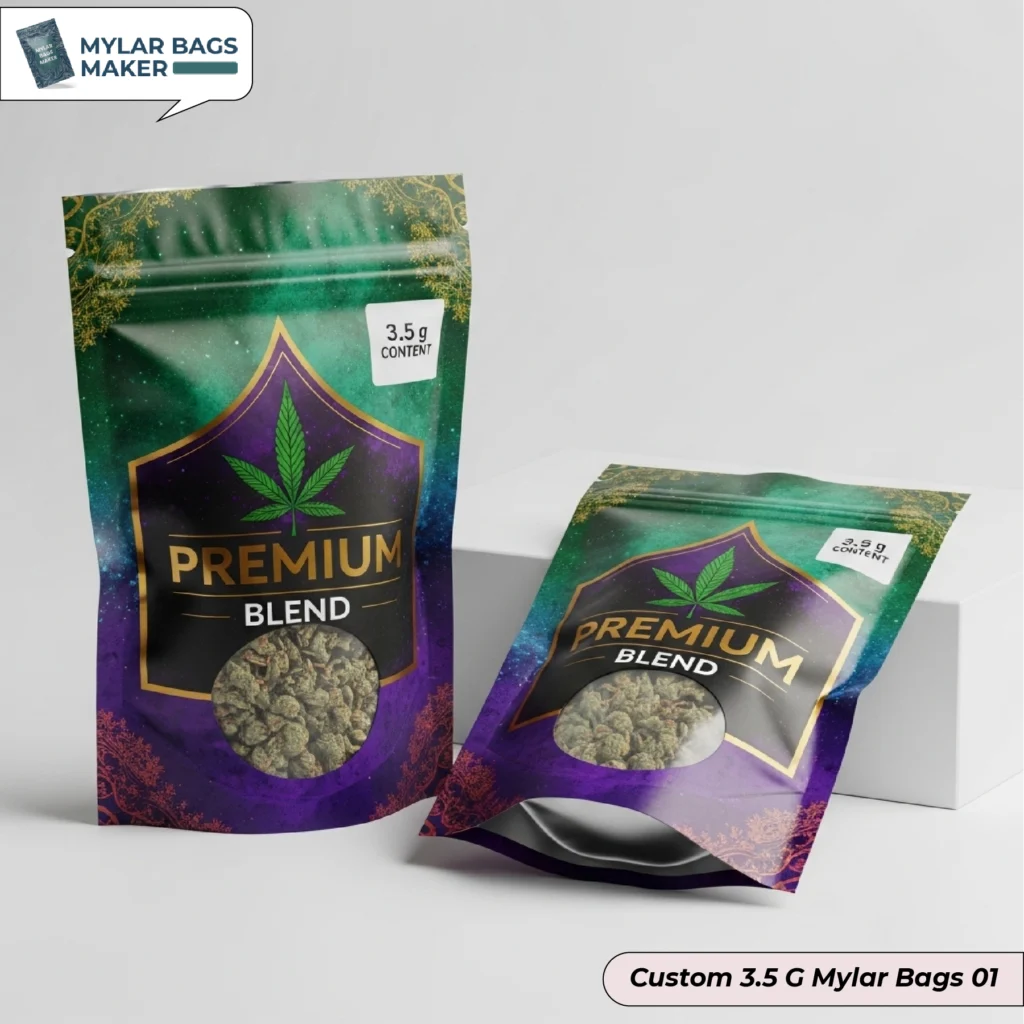 Custom 3.5 G Mylar Bags 01