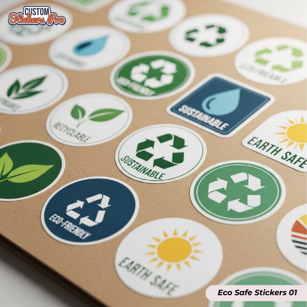 Custom Eco Safe Stickers 01