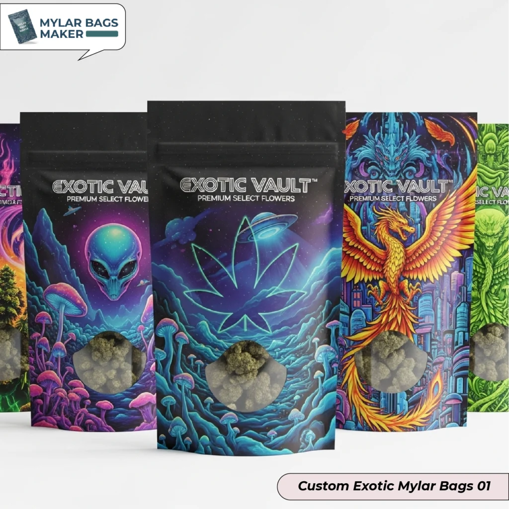 Custom Exotic Mylar Bags 01