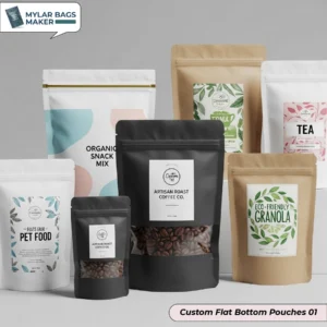 Custom Flat Bottom Pouches