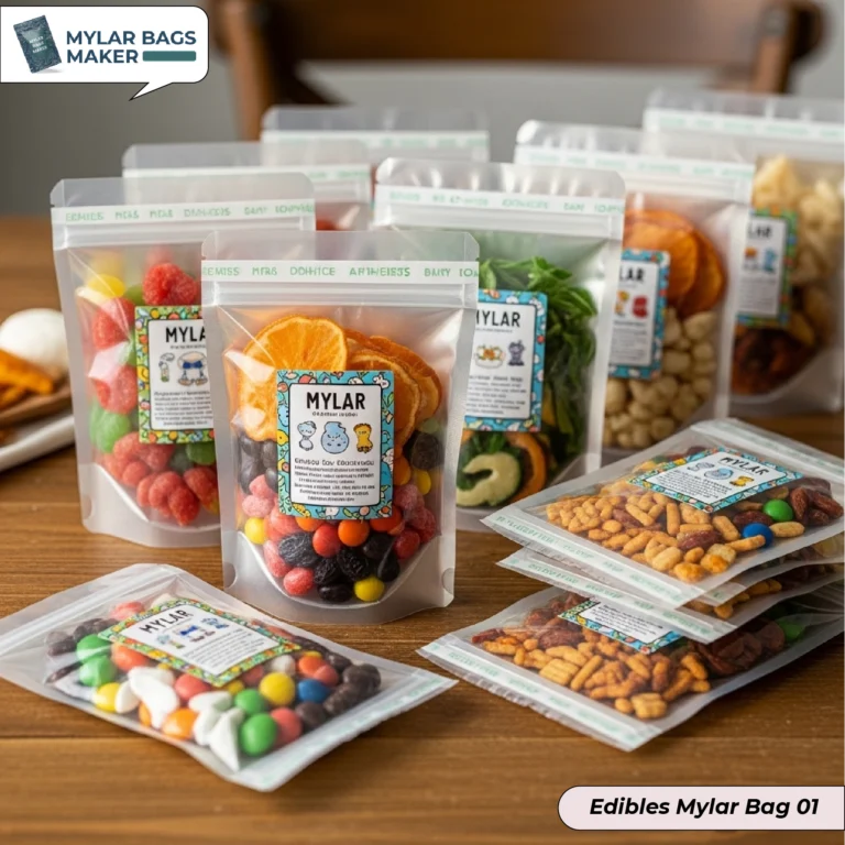 Custom Edibles Mylar Bags