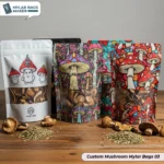 Printed Mushroom Mylar Bags 03