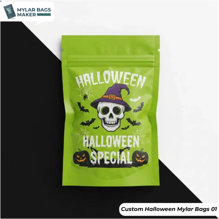 Custom Halloween Mylar Bags