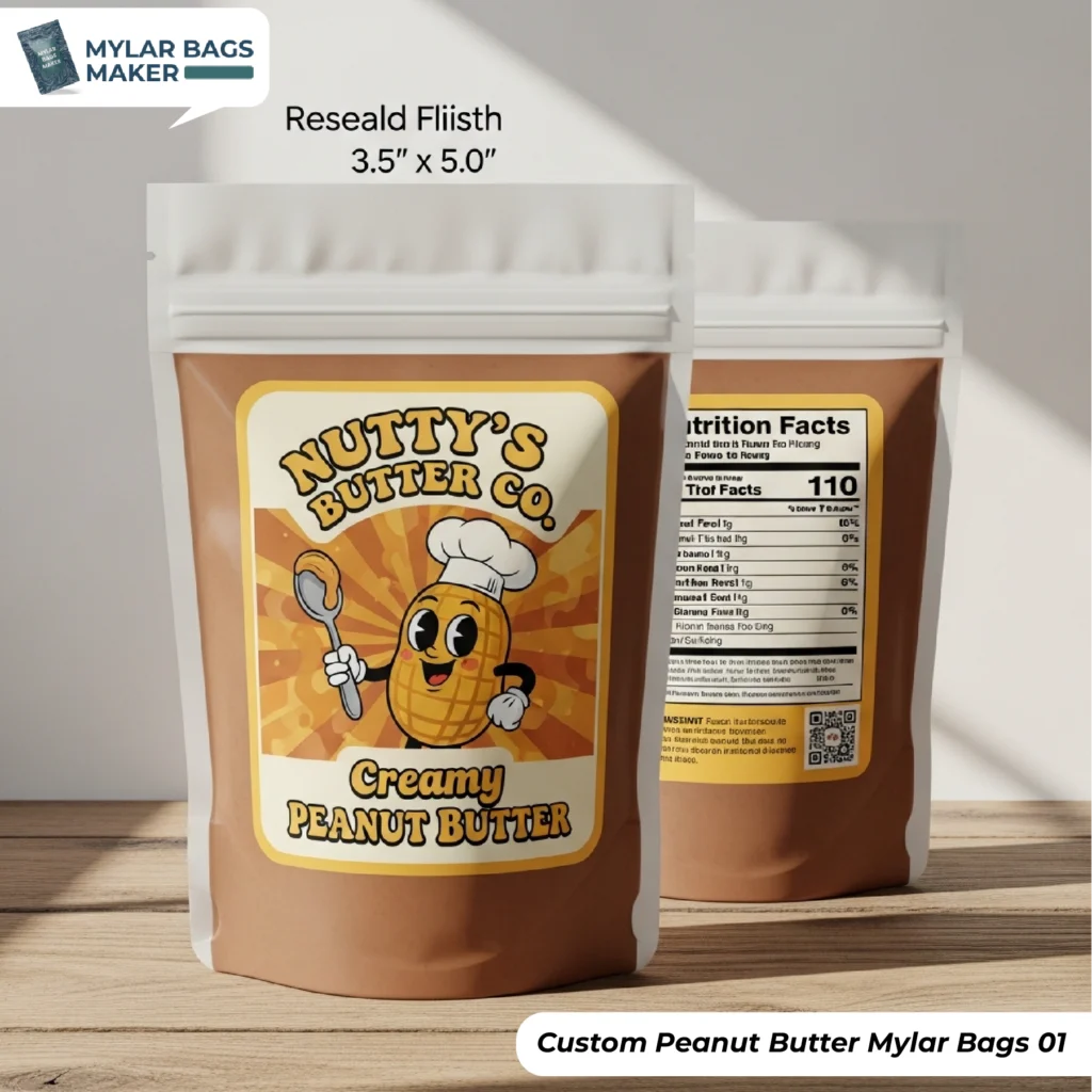 Custom Peanut Butter Breath Mylar Bags 01
