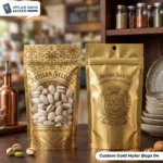 Printed gold mylar bags 04