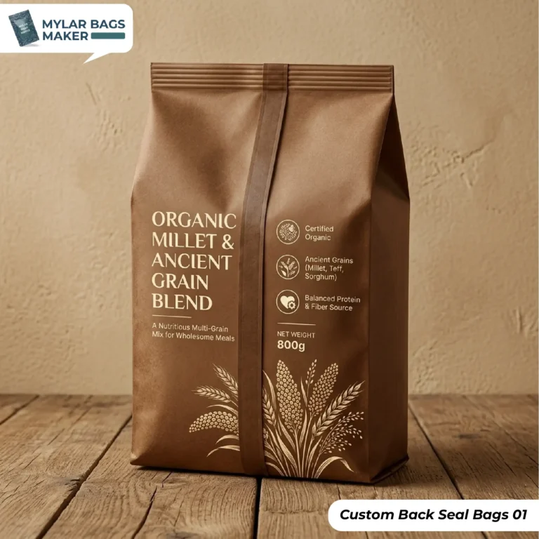 Custom Back Seal Bags