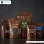 Custom Brown Mylar Bags Wholesale 02