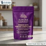 Custom Purple Mylar Bags Wholesale 04