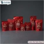 Custom Red Mylar Bags Wholesale 02