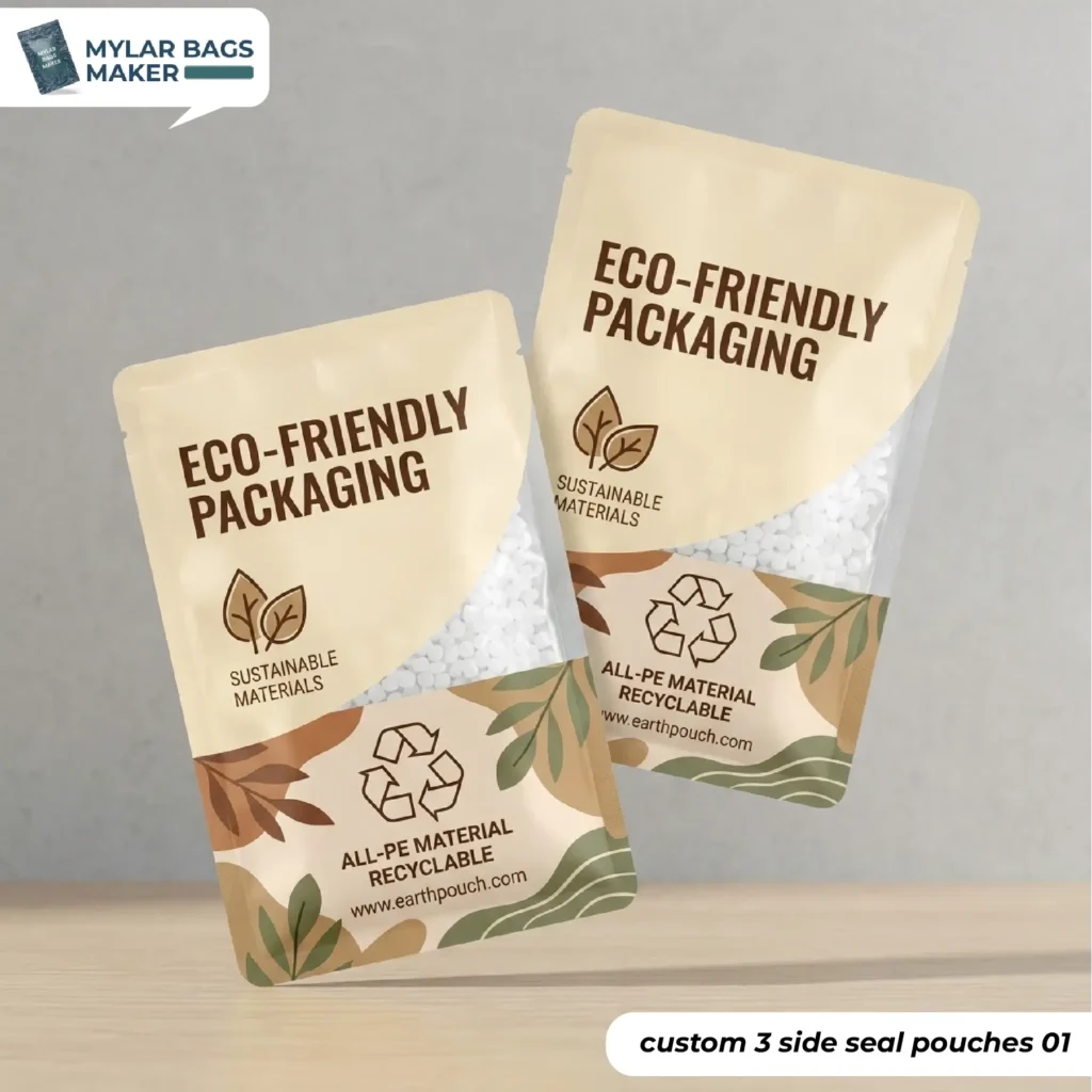 custom 3 side seal pouches 01