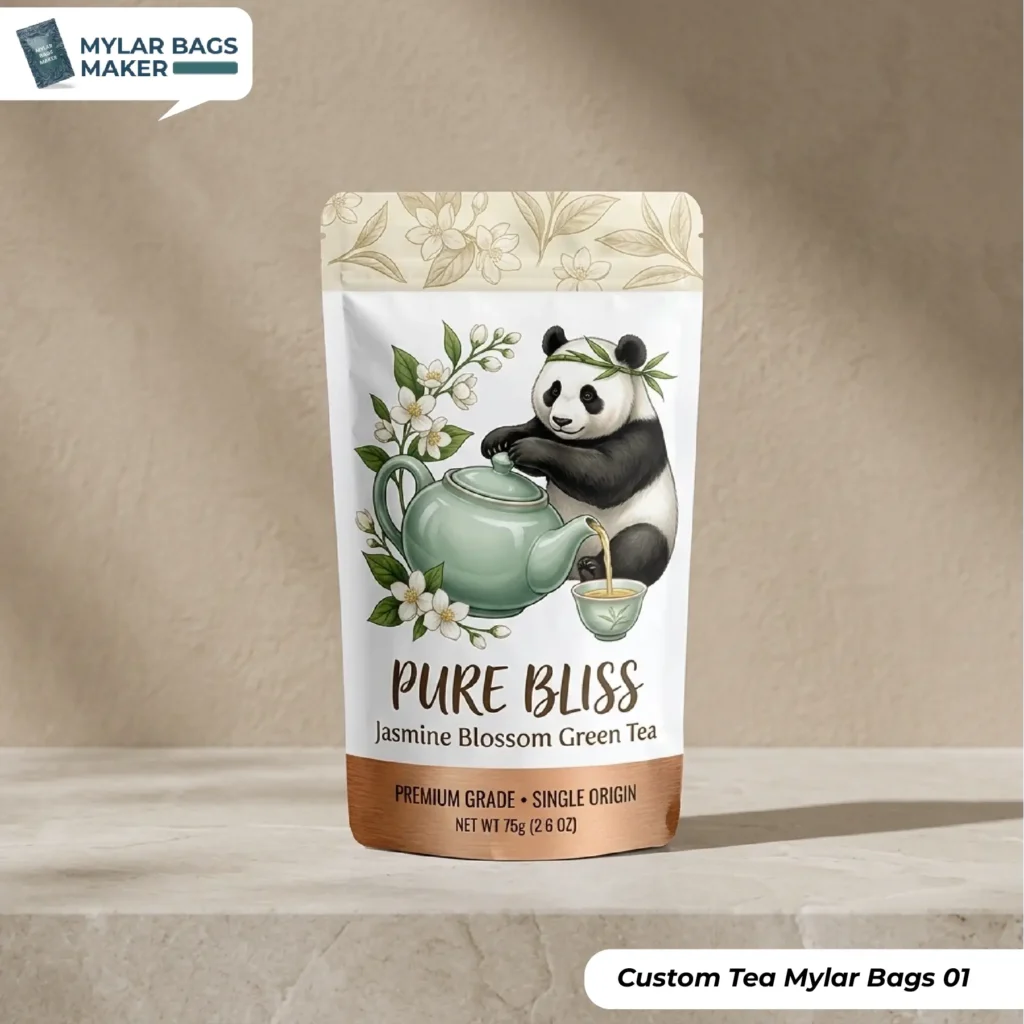 Custom Tea Mylar Bags 01