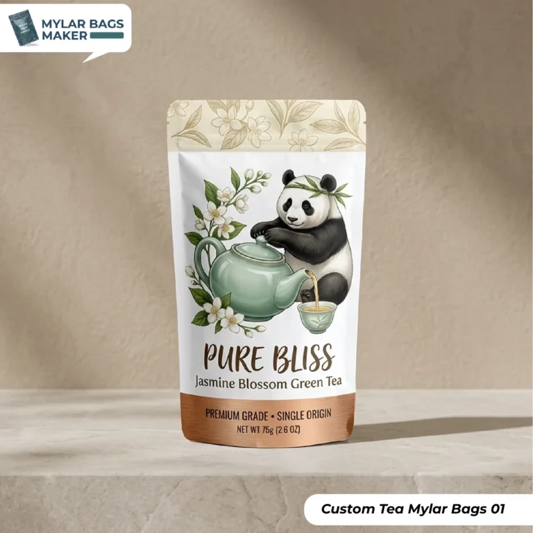 Custom Tea Mylar Bags