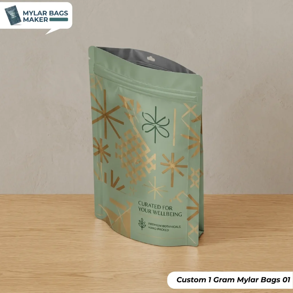 Custom 1 Gram Mylar Bags 01