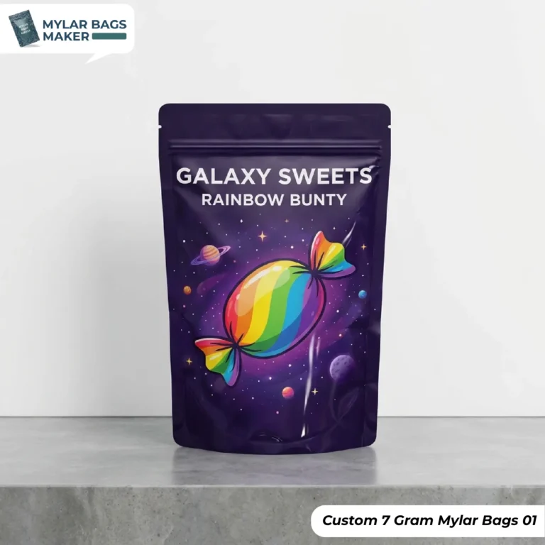 Custom 7 Gram Mylar Bags
