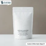 Custom White Mylar Bags 01