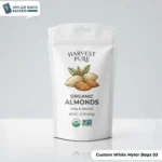 Custom White Mylar Bags with logo 03